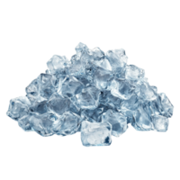 Ice Cubes Transparent Background AI-Generative png