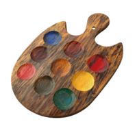 Latest Paint Palette AI-Generative png