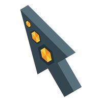Pc mouse cursor clicking showing internet browsing and online activity vector