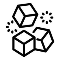 Blockchain technology transforming business operations with secure and transparent transactions vector