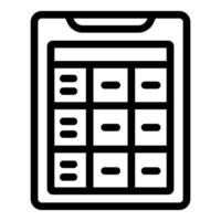 Smartphone showing security code entering interface vector