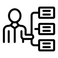 Businessman managing multiple tasks with efficiency vector