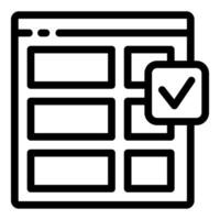 Web page interface showing validating a checkbox vector