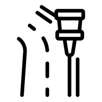 inteligente granja sensor coleccionar suelo datos icono vector