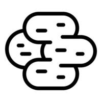 Python programming language logo icon representing software development vector