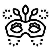 Carnival mask with feathers surrounded by confetti celebrating mardi gras in new orleans vector