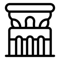 Ancient column representing classical architecture and history vector