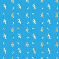 Cute unicorn seamless pattern for textile. Childish magic background. vector