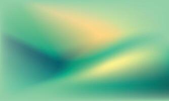 abstract green background with smooth lines and bokeh illustration vector
