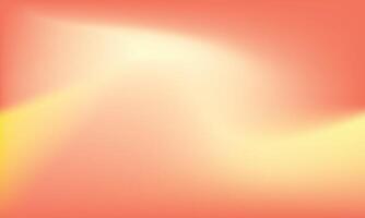 Abstract background with smooth lines in yellow and orange colors illustration. vector