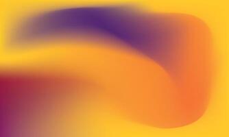 abstract background with smooth lines in yellow, orange and purple colors vector