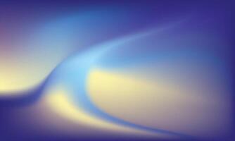 abstract blue background with smooth lines and bokeh illustration vector