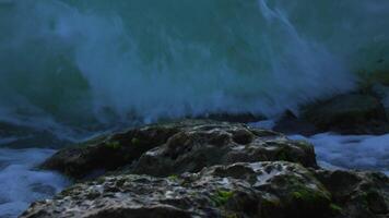 Dynamic Ocean Waves Close-Up video