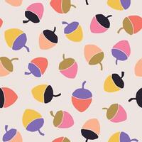 Bunch of Nut Seamless Pattern illustration Design vector