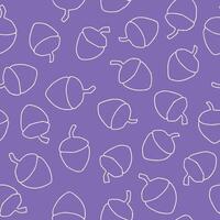 Outline Bunch of Nut Seamless Pattern illustration Design vector