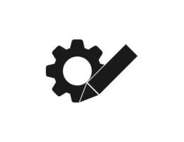 Customization, service, setting icon. vector