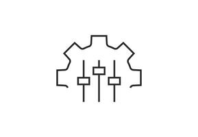 Customization, service, setting icon. illustration. vector