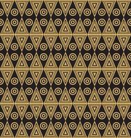 Native American gold seamless pattern. Endless Aztec, Maya, Inca ornament. Drawing for background and fabric. vector