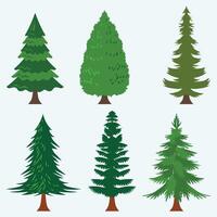 Tree Icon Collection set vector