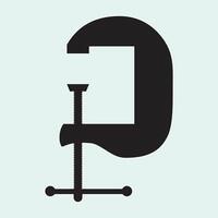 Clamp icon design vector
