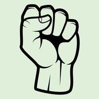 Unwavering fist icon design graphic vector