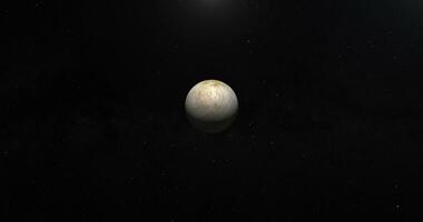 viajando para europa, de júpiter lua, dentro a exterior espaço video