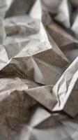 delicate origami design, with intricate folds creating a sense of depth and texture with copyspace photo