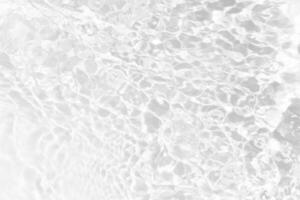 Bluewater waves on the surface ripples blurred. Defocus blurred transparent blue colored clear calm water surface texture with splash and bubbles. Water waves with shining pattern texture background. photo