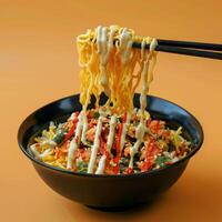 Noodles with Sesame and Chilli Sauce photo