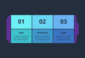 Creative concept for infographic with 3 steps, options, parts or processes. Business data visualization. vector