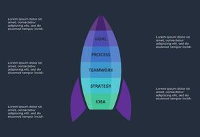 Creative concept for infographic with 5 steps, options, parts or processes. Business data visualization. vector