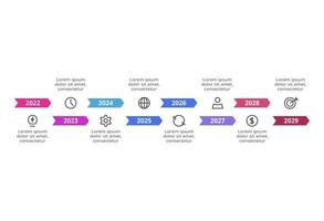 Creative concept for infographic with 8 steps, options, parts or processes. Business data visualization. vector