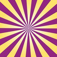 Purple and yellow light Sunburst abstract texture Background vector