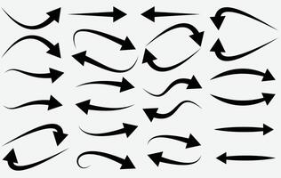 black arrow icon on white background. flat style. arrow icon for your web site design, logo, app, UI. arrow indicated the direction symbol. curved arrow sign. vector