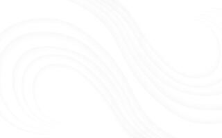 Minimalist White Background with Smooth Curves vector