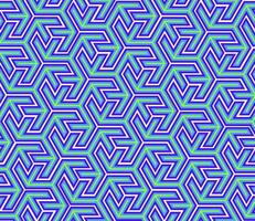 Abstract geometric seamless pattern for packaging. Green blue seamless pattern for background vector
