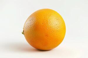 Orange on a white background. Isolated photo