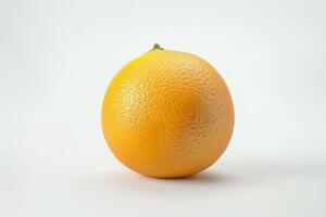 Orange on a white background. Isolated photo