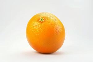 Orange on a white background. Isolated photo