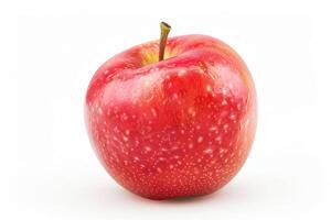 Red apple on a white background. Isolated. photo