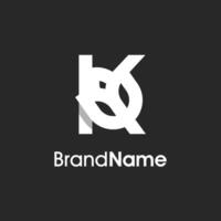 Stylish Initial K Tulip Flower Logo vector