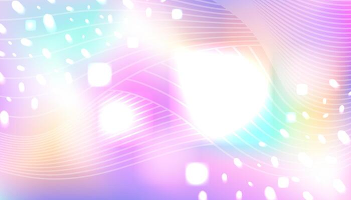 Rainbow holographic banner background. Abstract crystal glare.