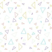 minimalis pattern with colorful triangles . Illustration. vector