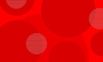 abstract red circles background vector