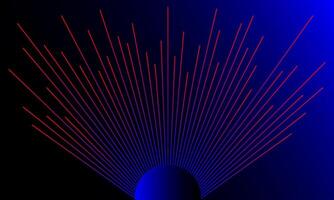 abstract rainbow lines background vector