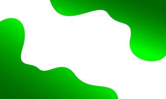 abstract white green wave background vector