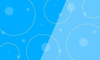 abstract blue circle background with snow flakes vector