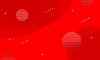 abstract red circle background vector