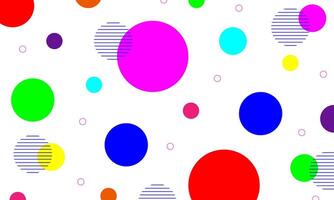 abstract rainbow circle background vector
