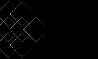 abstract black square background vector